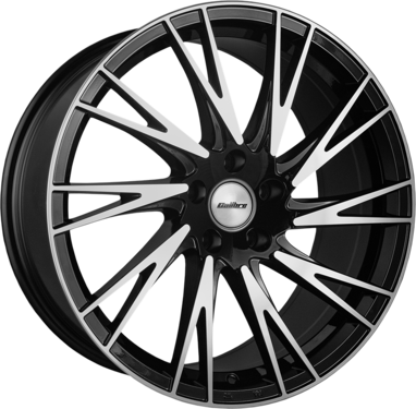 VW T5 & T6 - 20" Calibre Storm Black Polished Alloy Wheels - Set of 4