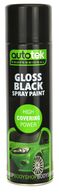 Autotek Gloss Black Spray Paint - High Coverage