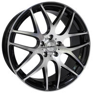VW T5 & T6 18" Calibre Exile-R Black / Polished Alloy Wheels -  Set Of 4