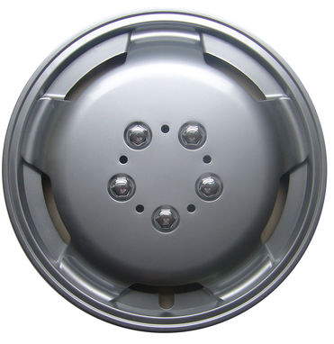 Cosmos Deep Dish Silver Wheel Trims For Vans & Motorhomes