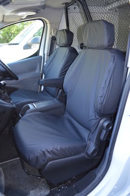 Citroen Berlingo Van 2008 - 2018 Front Pair Single Seat Covers