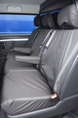 Vauxhall Vivaro 2019+ Rear Triple (Non Tumble) Seat Covers