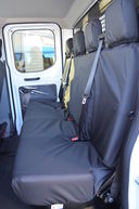 Ford Transit Van 2014 + Double Chassis Cab Rear 4-Seater Bench Seat Covers