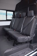 Ford Transit Van 2014 + Rear Triple Bench with Separate Headrests Seat Covers