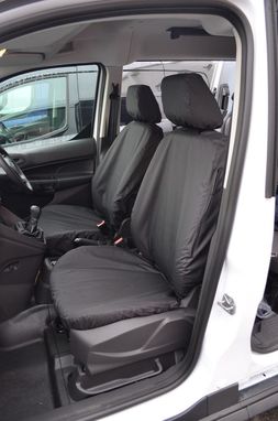 Ford Transit Connect Van 2018+ Front Pair Single Seat Covers Without Armrests