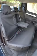 Isuzu D-Max 2012-2021 Double Cab Rear Seat Covers Without Central Armrest