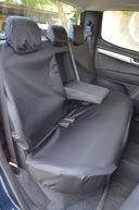 Isuzu D-Max 2012-2021 Double Cab Rear Seat Covers With Central Armrest