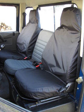 Land Rover Defender 1983-2007 Front Pair Single Seat Covers