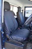 Land Rover Defender 2007 To 2015 Standard Front Pair Single Seat Covers