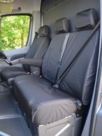Volkswagen Crafter Van 2010 - 2017 Driver's Seat And Front Double Passenger Seat With Centre Work Tray Seat Covers