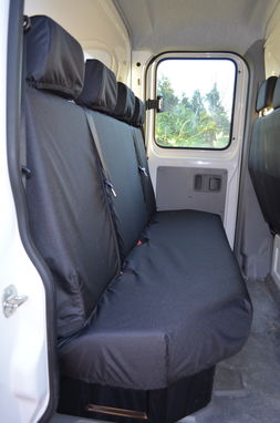 Volkswagen Crafter Van 2006 + Rear Quad Chassis Cab Seat Covers