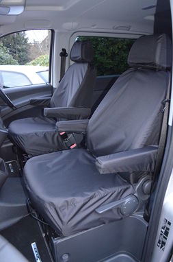 Mercedes Vito 2003 - 2015 Front Pair Of Single Seats With Armrests Seat Covers