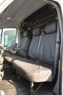Renault Master Van 2010+ Driver's Seat and Standard Fixed Double Passenger Seat Covers