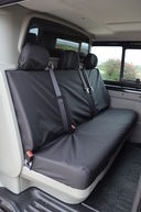 Renault Trafic 2001-2014 Crew Cab Rear 3-Seater Bench Seat Set Into Bulkhead Seat Covers