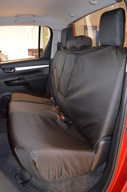 Toyota Hilux Invincible 2016 + Double Cab Split Rear Seat Cover