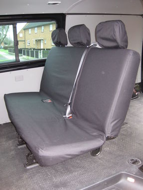 VW Transporter T5 & T6 Van 2010 + Rear 3-Seater Bench Seat Covers