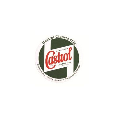 CASTROL CLASSIC Outdoor Vinyl Sticker - Green - Castrol Classic Bodywork Sticker 5”