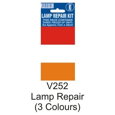 CASTLE PROMOTIONS Lamp Repair Outside Sticker - Pack Of 3 Colours