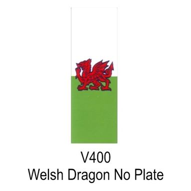 CASTLE PROMOTIONS Number Plate Sticker - Welsh Dragon