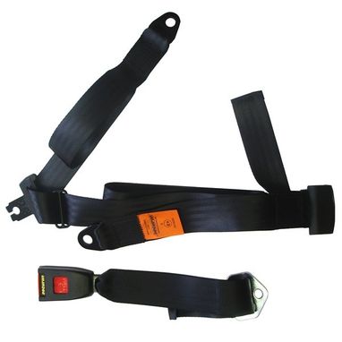 SECURON Seat Belt - Static Lap & Diagonal - Black