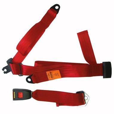 SECURON Seat Belt - Static Lap & Diagonal - Red