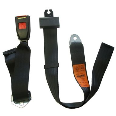 SECURON Seat Belt - Static Lap - Black