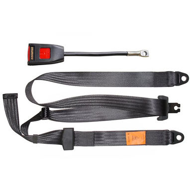SECURON Seat Belt - Static Lap & Diagonal - Black