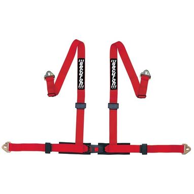 SECURON Harness - 4 Point & Snap Hooks - Red