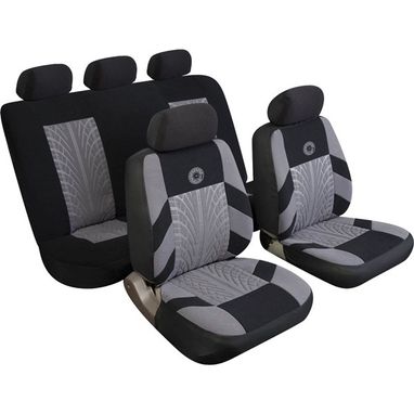 REZISTANZ Car Seat Cover Precision - Set - Black/Grey