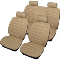 COSMOS Car Seat Cover Leatherlook - Set - Beige