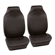 COSMOS Car Seat Cover Defender - Front Pair - Black
