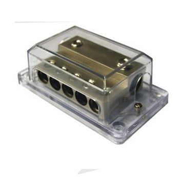 CELSUS Distribution Block - Ground - 0 AWG & 4 x 4 AWG
