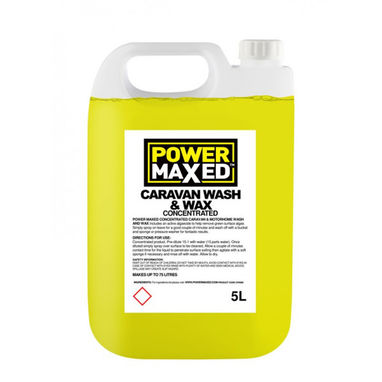 POWER MAXED Power Maxed Caravan Wash 5.0Ltr Concentrate