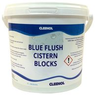 CLEENOL Blue Flush Cistern Blocks - Tub of 24