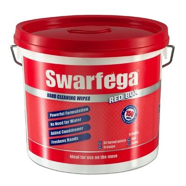 SWARFEGA Heavy-Duty Wipes for Oil & Grease - Tub of 150