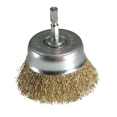 LASER Wire Brush - Cup Type With Quick Chuck End - 75mm