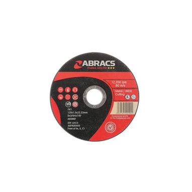 ABRACS Abracs Thin Cutting Discs - 125mm x 1mm - Pack 10