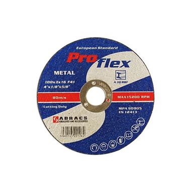 ABRACS Cutting Discs - Flat - 115mm x 3.2mm - Box Qty 25