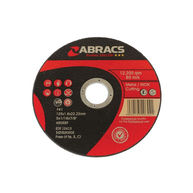 ABRACS Abracs Thin Cutting Discs -  125mm x 1.6mm - Pack of 10