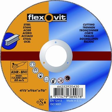 FLEXOVIT Cutting Disc - Flat - 125mm x 2.0mm
