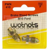 WOT-NOTS Bleed Screws - M10 x 1 Pitch - Pack Of 2