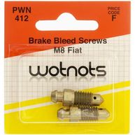 WOT-NOTS Bleed Screws - M8 x 1.25 Pitch - Fiat - Pack Of 2