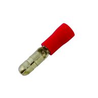 CONNECT Wiring Connectors - Red - Male Bullet - 4.0mm - Pack Of 100