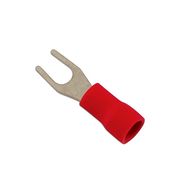 CONNECT Wiring Connectors - Red - Fork - 4.0mm - Pack Of 100