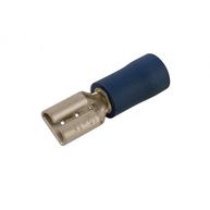 CONNECT Wiring Connectors - Blue - Female Slide-On - 6.3mm - Pack Of 100