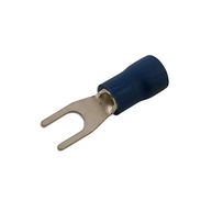 CONNECT Wiring Connectors - Blue - Fork - 6.4mm - Pack Of 100