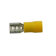 CONNECT Wiring Connectors - Yellow - 6.3mm Female Slide-On - Pack Of 100