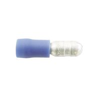 WOT-NOTS Wiring Connectors - Blue - Male Bullet - 5mm - Pack of 3