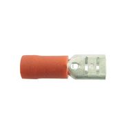 WOT-NOTS Wiring Connectors - Red - Female Slide-On - 5mm - Pack of 4