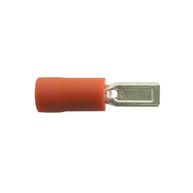 WOT-NOTS Wiring Connectors - Red - Male Slide-On - 2.8mm - Pack of 4